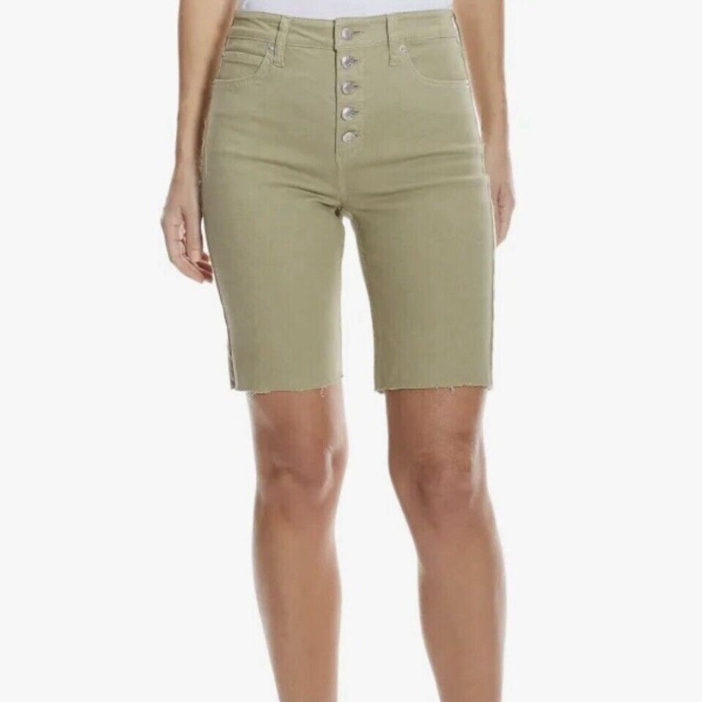 NWT Oat New York Denim High Rise Bermuda Shorts Size 31